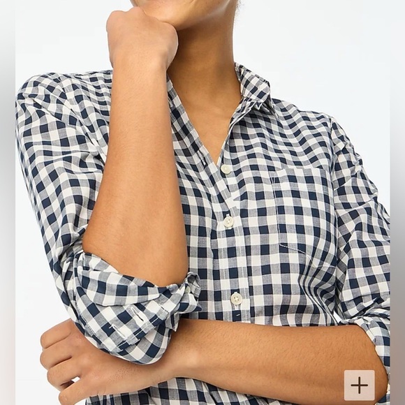 J Crew Lightweight Cotton Button Up Shirt - Picture 1 of 7